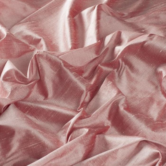 Pisano 1-6833-066 Seidenvorhang uni rosa » Möbelstoffparadies